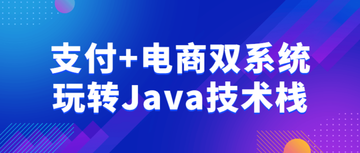 支付+电商双系统玩转Java技术栈-1