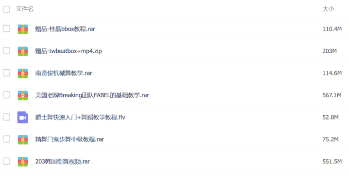 精简街舞教学视频街舞学习视频-1