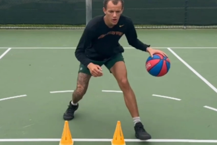 篮球控球训练115个控球训练动作动画图-1