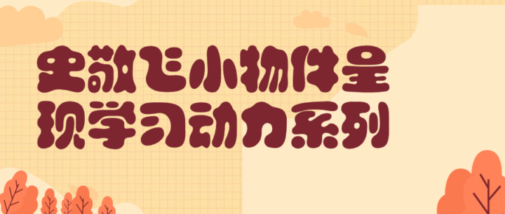 史敬飞小物件呈现学习动力系列-1