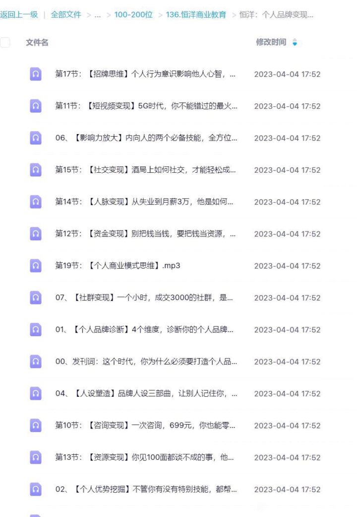 恒洋：口才人脉社群 3大课程教学-1